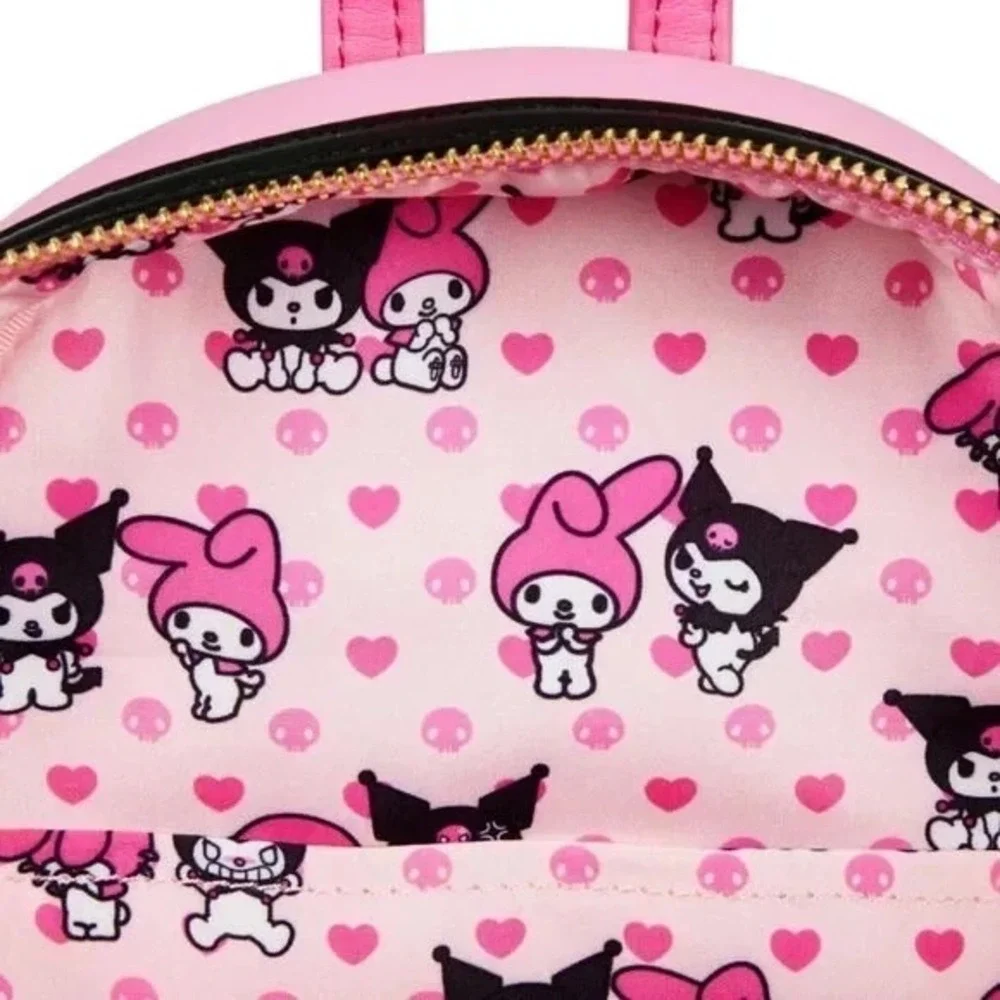Loungefly My Melody and Kuromi Double Pocket Cosplay‎ Mini Backpack